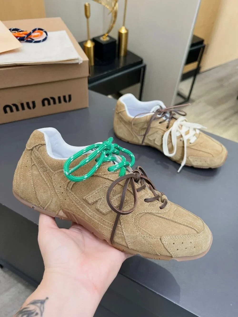 NWB Miu Miu x New Balance 530 SL sneakers